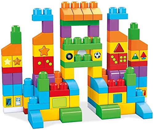 MEGA Bloks FVJ49 - Bausteintasche, 150 Teile, Bunt, Spielzeug ab 1 Jahr – Bild 3