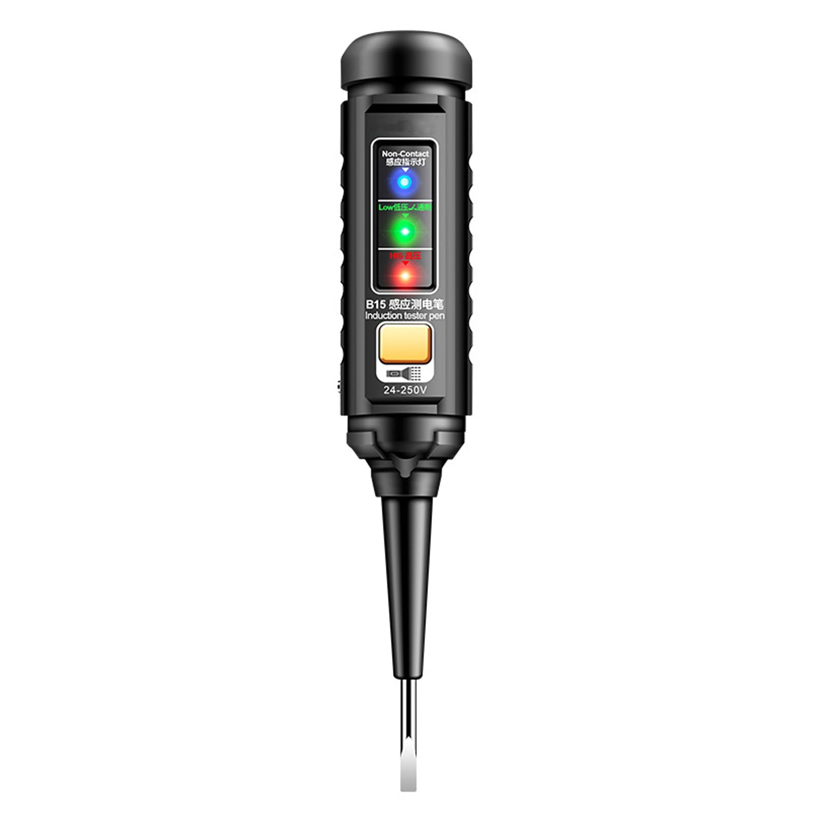 Induction Pen Professional Electrical Pen with Alarm Electrician Screwdriver Pocket Tester Voltages Detection LED Light Voltages Detector