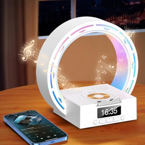 Altavoz Bluetooth vreplrse con reloj digital y soporte integrado para móviles 6