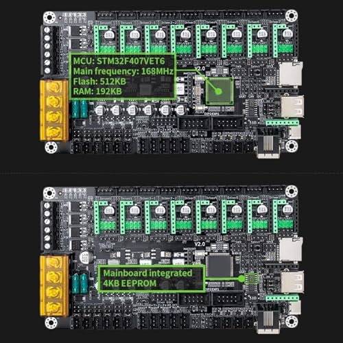 Placa de control de impresora 3D MKS de 32 bits con pantalla LCD Mini12864 V3 y soporte Klipper 3