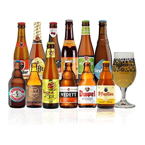 Belgian Craft Beer Mixed Case with Glass (12 Pack) Cover