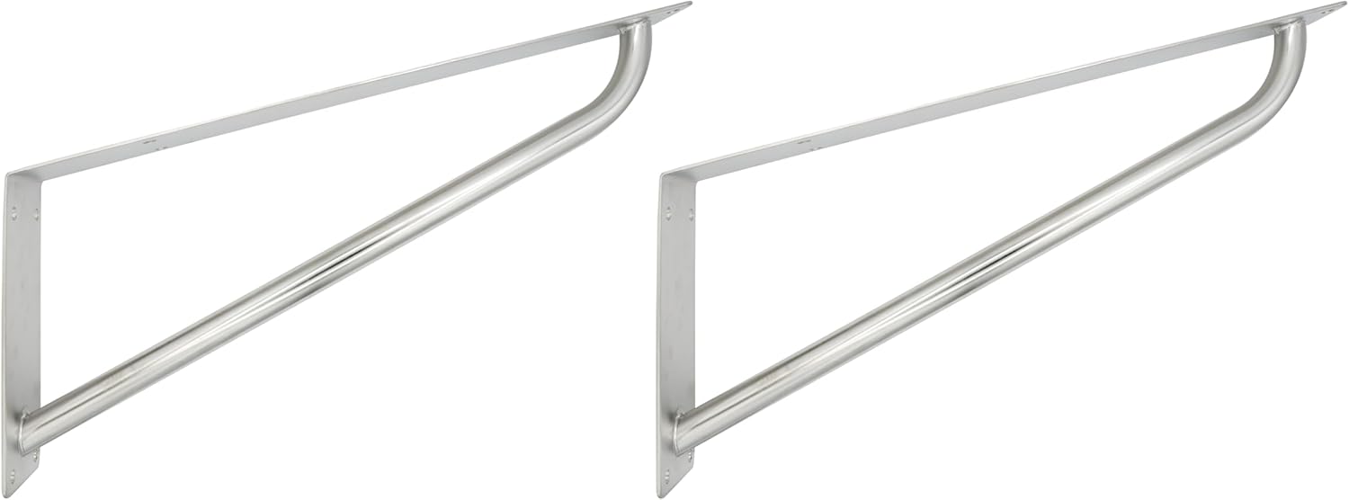 Vinland Marine Swim Platform Mounting Bracket 20-1/2" Long 15° 304 Stainless Steel, Boat Cooler mounting kit, Boat Swim Deck, Boat Swim Platform, Yacht, Sailboat, Pontoon, Fishing Boat