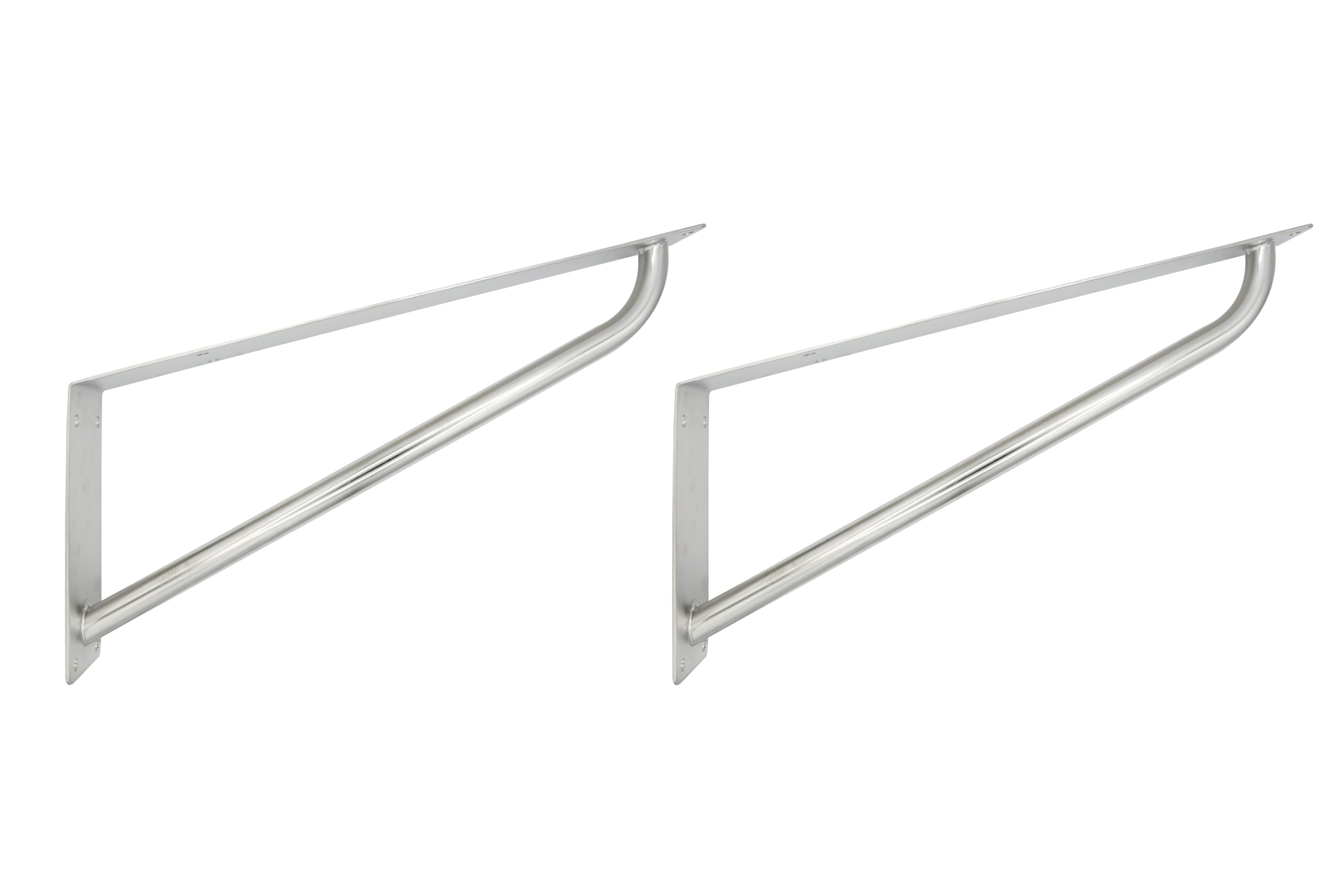 Vinland Marine Swim Platform Mounting Bracket 20-1/2" Long 15° 304 Stainless Steel, Boat Cooler mounting kit, Boat Swim Deck, Boat Swim Platform, Yacht, Sailboat, Pontoon, Fishing Boat