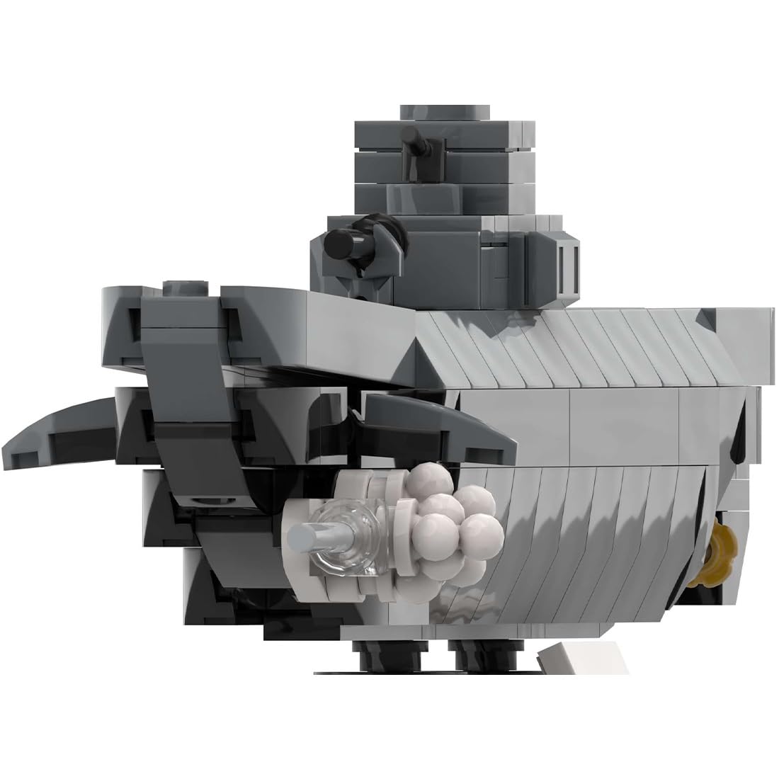 1/300 Technik Okręty podwodne wojskowe, U-Boote z klocków MOC Okręty wojenne, 276 części Technik okręty wojskowe klocki konstrukcyjne zabawka kolekcjonerska