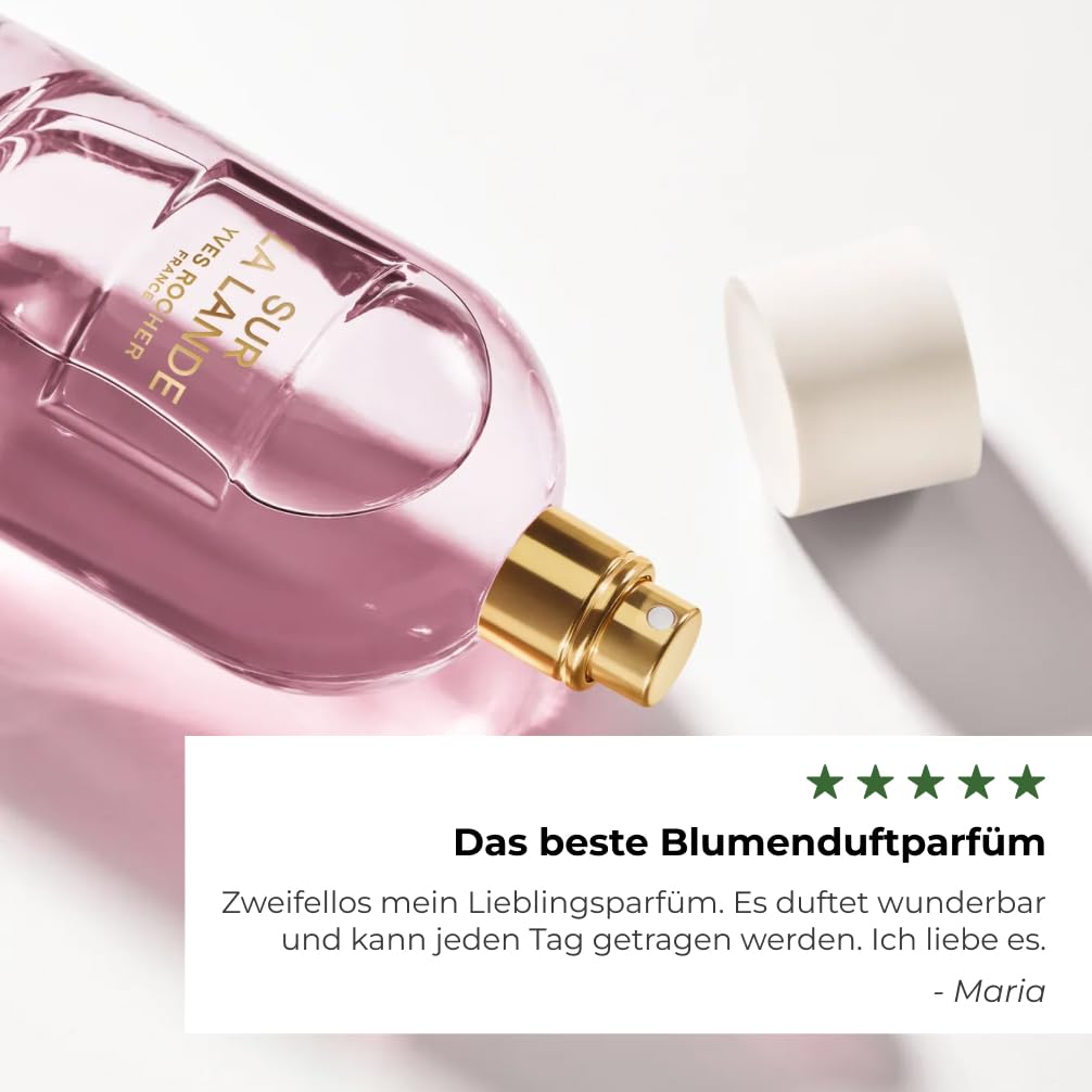 Yves Rocher PLEINES NATURES Eau de Parfum Sur La Lande-Mit Noten von Kamille, Jasmin und Algen-Absolue- Blumig-orientalischer Damenduft -100 ml