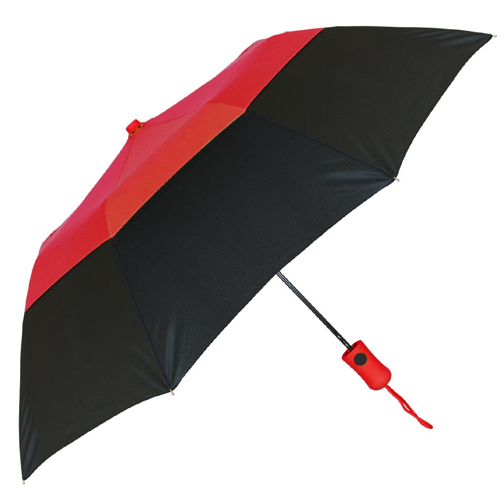 STROMBERGBRAND UMBRELLASVented Color Crown, Red Over Black