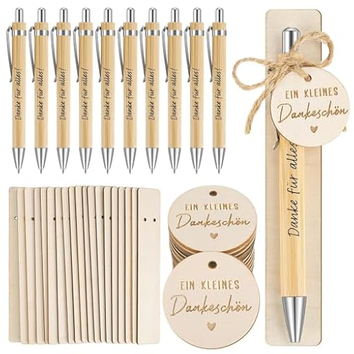 Ruryxel Bolígrafos Negro, 20PCS Boligrafo de Bambu Retráctil, Bolígrafos Personalizados con Colgante, Cuerda y Tabla de Madera, Regalo para Boda Invitados, Trabajo, Profesora, Regalo de Graduación | Ya disponible en tu tienda friki favorita! En mundofriki.es! Ruryxel Bolígrafos Negro, 20PCS Boligrafo de Bambu Retráctil, Bolígrafos Personalizados con Colgante, Cuerda y Tabla de Madera, Regalo para Boda Invitados, Trabajo, Profesora, Regalo de Graduación | Ya disponible en tu tienda friki favorita! En mundofriki.es!