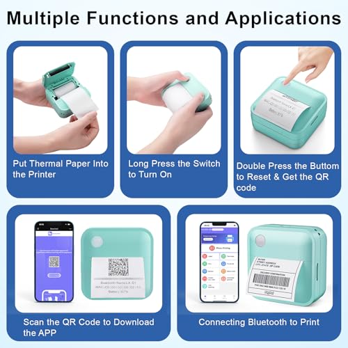Doobuli Label Maker Machine with Tape - Thermal Label Printer Bluetooth Label Maker Machin - image 7