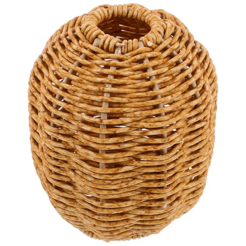 Holibanna Rustikale Gewebte Vase Im Rattan-Imitat Dekorative...