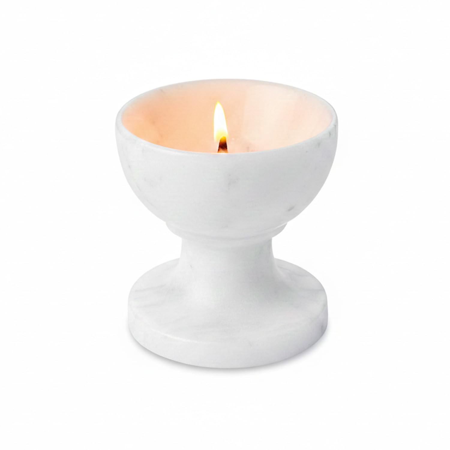 White Marble Diya for Pooja & Lighting Decoration, Table Diya for Home, Latern, Oil Lamp for puja (1 Piece, White, 5 Cm)-image-29