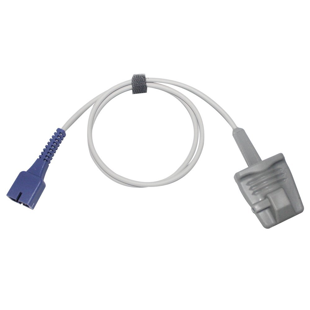 Sino-k compatible con sensor Nellcor Spo2 adulto dedo suave 3.2 pies 9 pines conector FDA/CE aprobado