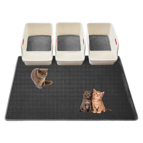 extra large honeycomb cat litter mat