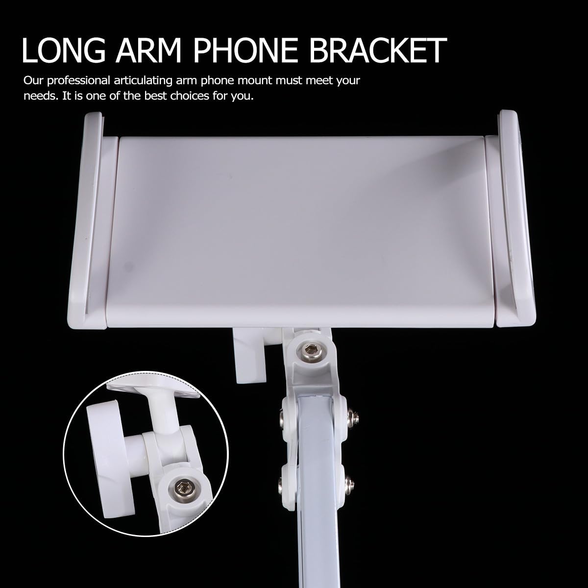 Gadpiparty Soporte De Teléfono Articulado De Brazo y Montaje De Grados para Tablet y Móvil Escritorio