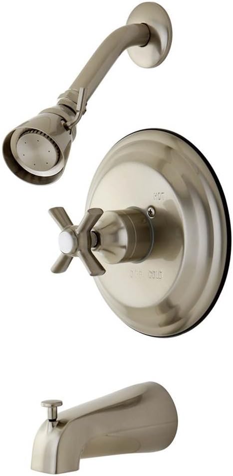 KINGSTON BRASS KB2632ZX Millennium Tub and Shower Faucet, Polished Brass