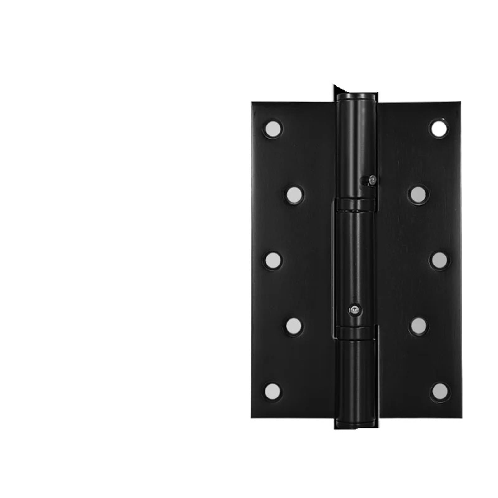 Kdhcvkz 5Inch Black 1Pcs Invisible Door Hinge Stainless Steel Spring Self-Closing Door Hinge(5Inch Black)