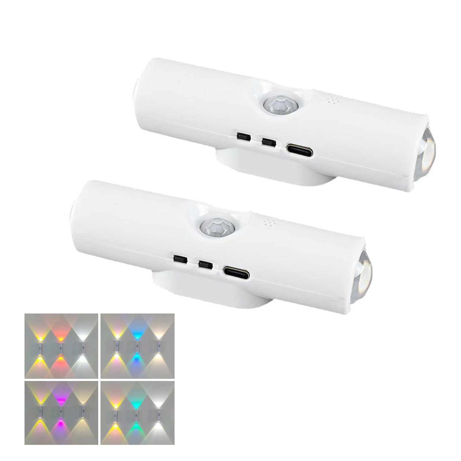 Kaeltsyn Automatic Motion Sensors Night Light with USB Rechargeable Attachment Bright LED for Home Use Battery-Free Night Light