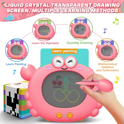 image for Kuovei Talking Flash Cards,Kids Toddler Flash Cards with 224 Pages,Wri