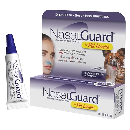 NasalGuard for Pet Lovers – Pet Hair & Dander Blocker Nasal Gel – Drug-Free
