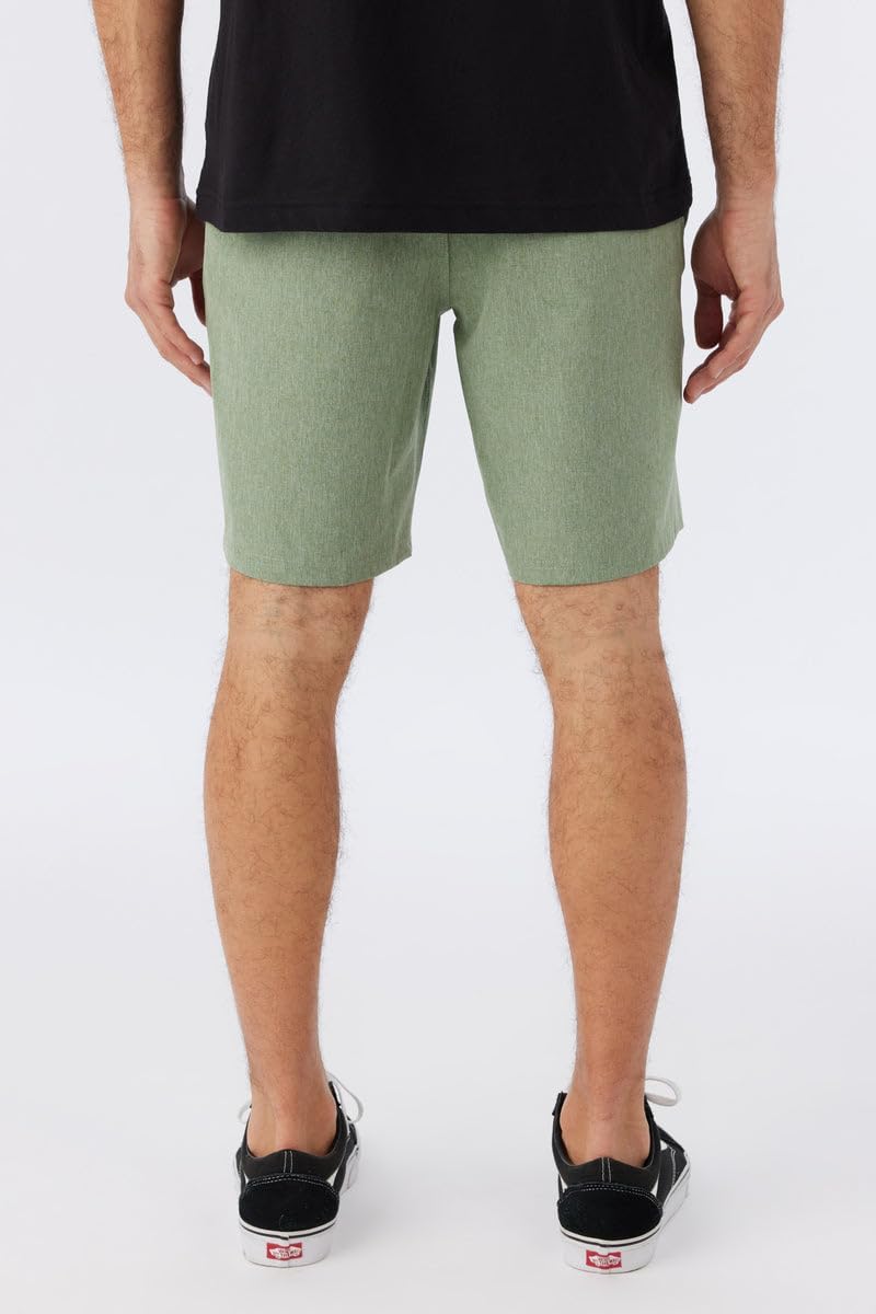 Mens Reserve Heather 19 Hybrid Shorts, Sage, 30