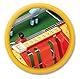 Chicos - Kinderfußballtisch Strategische Liga | Kinderfußballtisch mit Tormarkierung | Auswechselbare Spieler | mit Beinen ab 3 Jahren | Rot und schwarz | Maße 79 x 66 x 68 cm (72302)