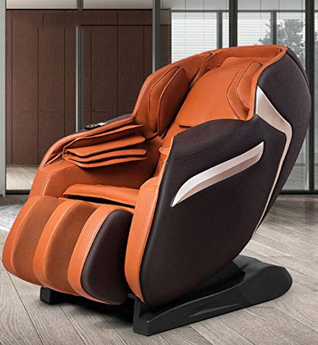 3D-Roboter Hände Massagestuhl, SL Spur Raumersparnis Body Scan Lehnstuhl mit Yoga Stretch, Bluetooth,A