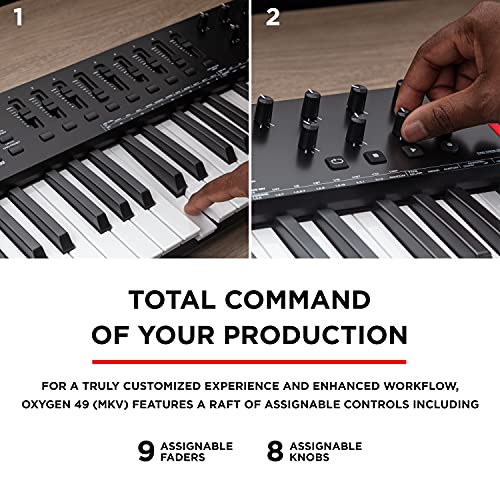M-Audio OXYGEN 49 MKV 49 (Mkv) – 49 Key Usb Midi Keyboard Controller thumb #3