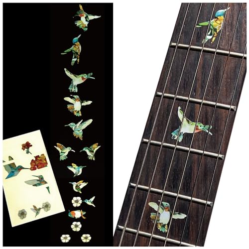 Inlaystickers Bee Hummingbirds Guitar Fret Markers
