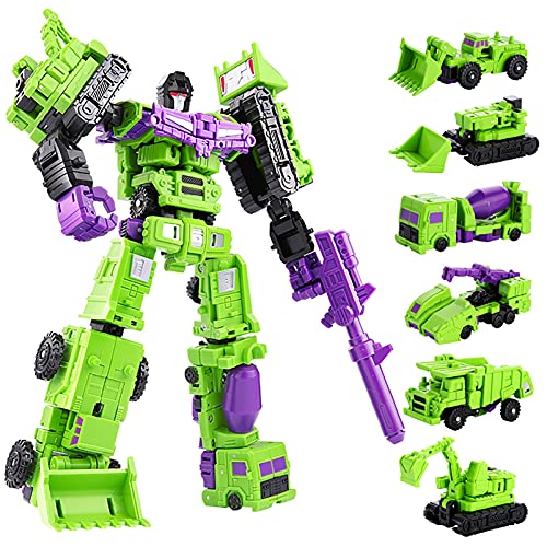 Transformer Toys Generations Combiner Wars Devastator 6 in 1 Truck Model KO Version Action Figure for Boys Gift Transformer Toys Generations Combiner Wars Devastator 6 in 1 Truck Model KO Version Action Figure for Boys Gift