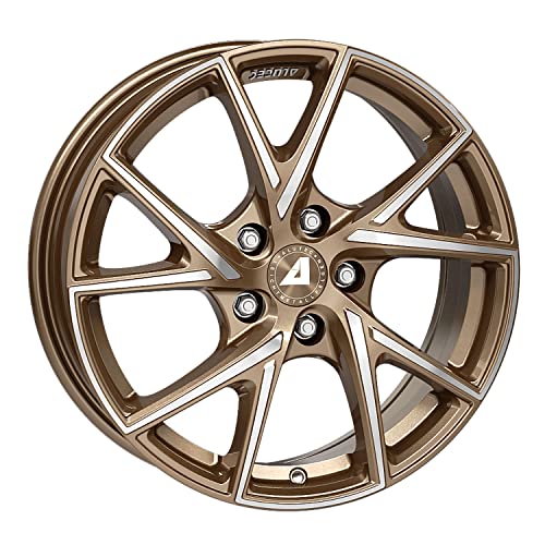 Alutec Jante ADX.01 7.5Jx18 ET46 5x100 bronze métallisé poli avant compatible avec Seat Arona Ibiza