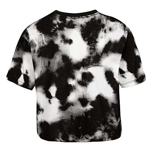 Jordan Girl's Tie-Dye Air Tee (Little Kids/Big Kids) Black/Tie-Dye SM (7 Little Kid)3