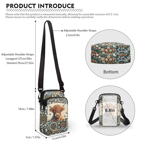 Image of Xpyiqun Small Crossbody Bag Women Phone Purses Sling Shoulder Handbag Cross Body Pouch Wallet Bags