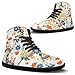 Binienty Cute Mushroom Daisy Floral Shoes with Barefoot Sole for Women Fashion Minimalist Zero Drop Sneakers for Indoor Cross Training, US 6.5