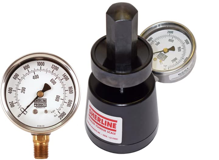 Sherline Hydraulic Tongue Weight Scale Combo with two gauges