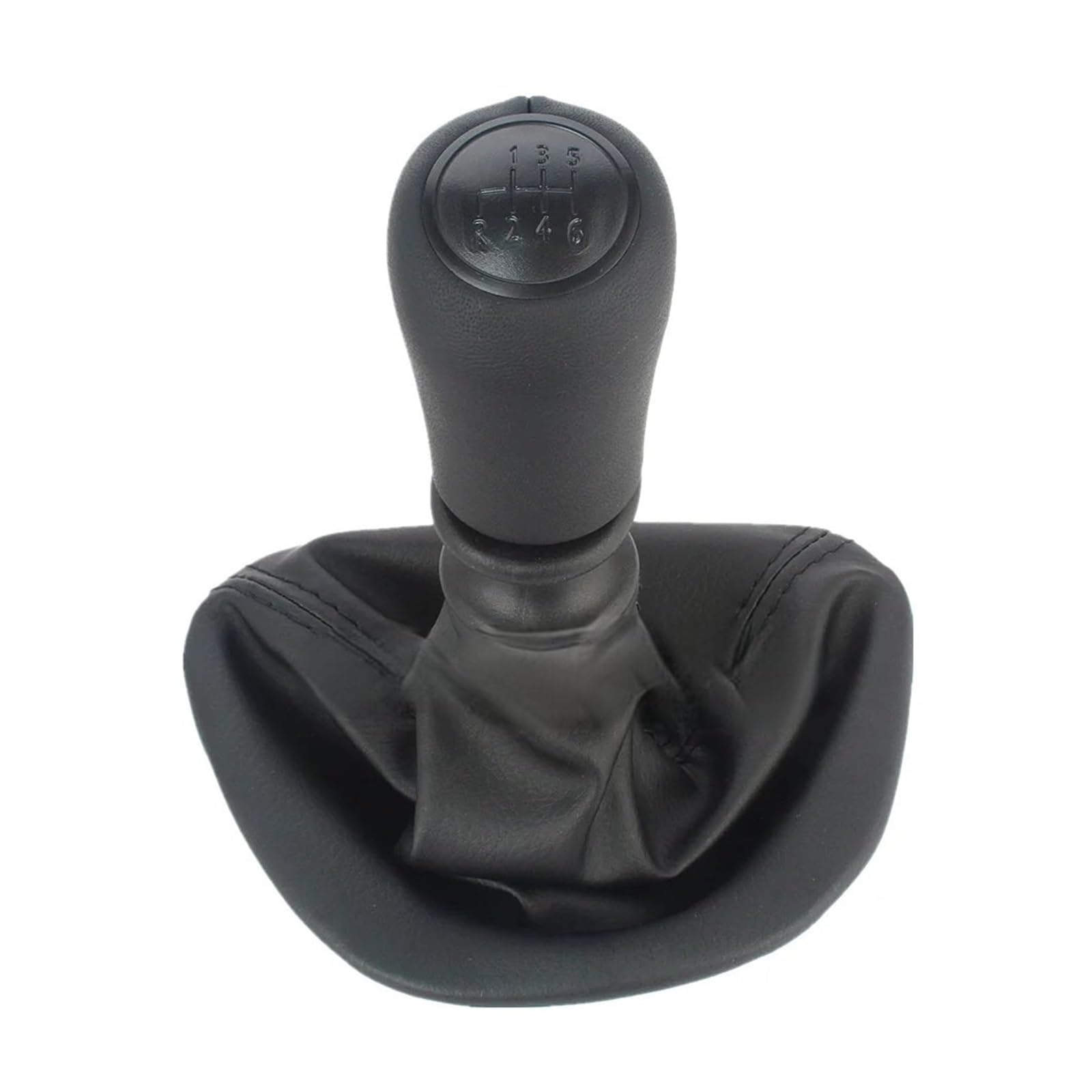 Lozopmtmld 6-Speed Gear Knob Boot For Benz W639 Vito 2003-2010 Sporty Gear Shifter Knob Black