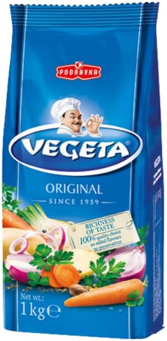 Podravka Vegetaยฎ Food Seasoning 1kg - Original Croatian All Purpose Food Seasoning - 1kg pack - By BEXICO