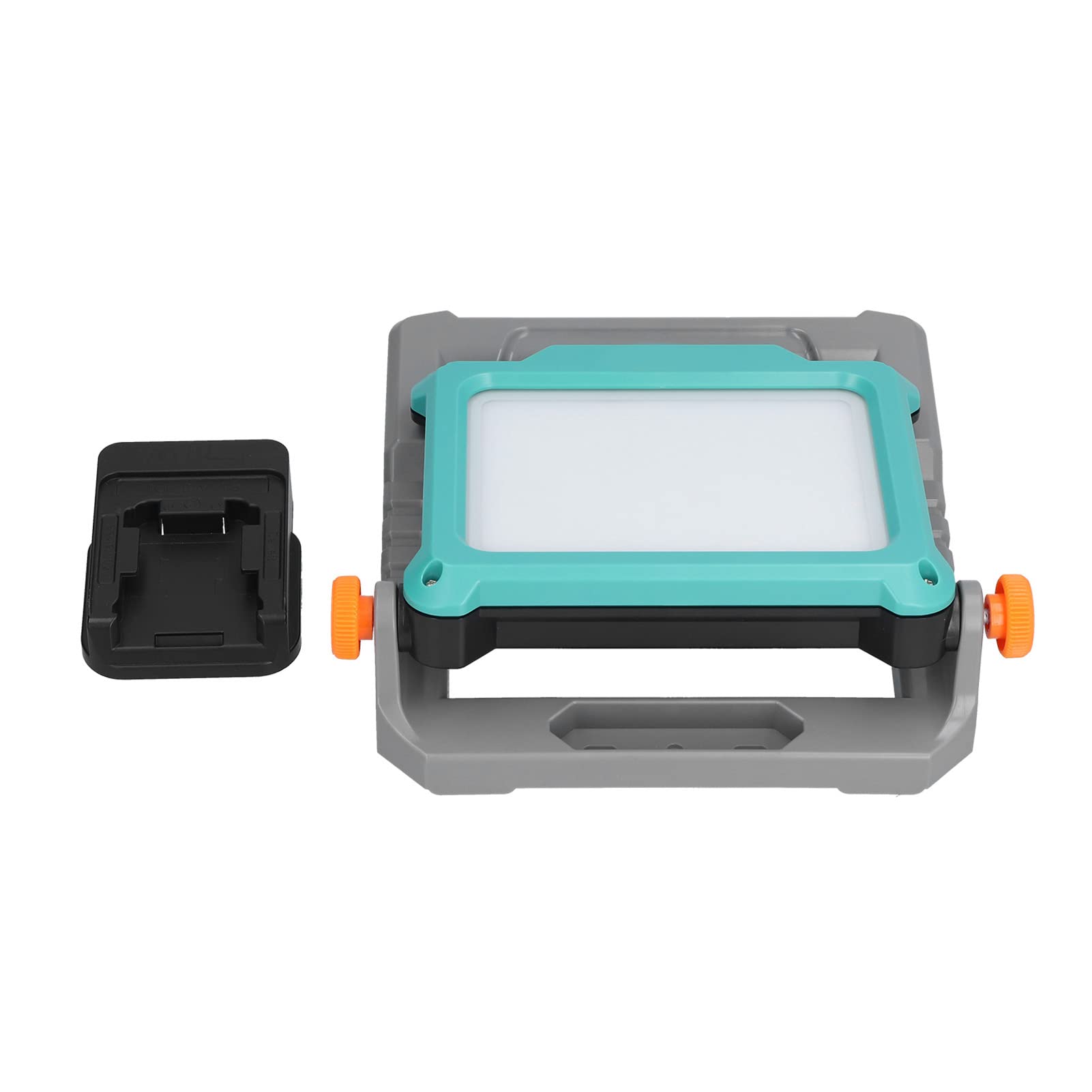 Luz de Trabajo Recargable Luces de Trabajo LED Plegables portátiles para Iluminación de Emergencia al Aire Libre Camping Senderismo Corte de energía Verde Gris (Interfaz Visible)