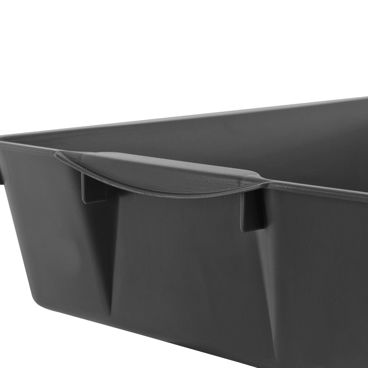 BURI Bac en plastique multifonctionnel 58 x 32 x 11 cm - Convient pour usage alimentaire - Idéal comme collecteur d’huile ou bac à déjections