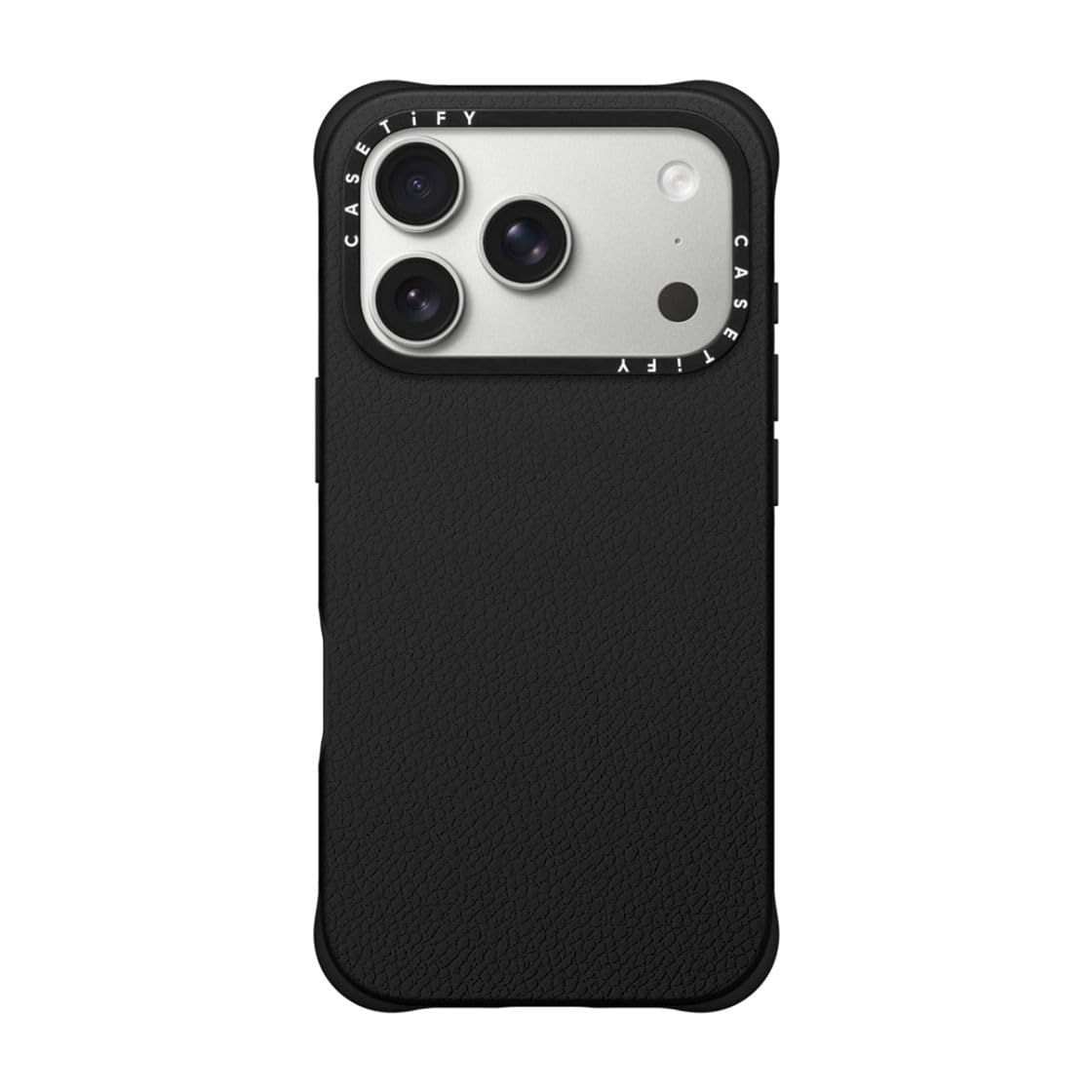 CASETiFY iPhone17Pro BioVeg MagSafe ブラック CASETiFY BioVeg iPhone 17 Pro Case [Leather/MagSafe Compatible