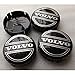 ZXKQ 4 Pezzi Auto Coprimozzi Coprimozzo Copricerchi Tappi, per Volvo V40 V60 S60 S80 XC60 XC90 64mm con Accessori Lo Styling del Logo Dell'Auto