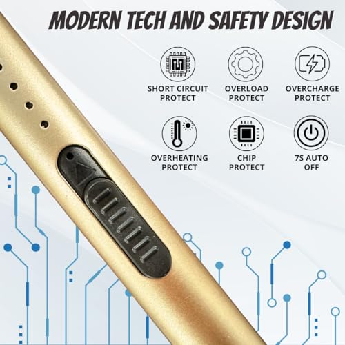 Encendedor eléctrico recargable USB FERMALIFE dorado miniatura 5