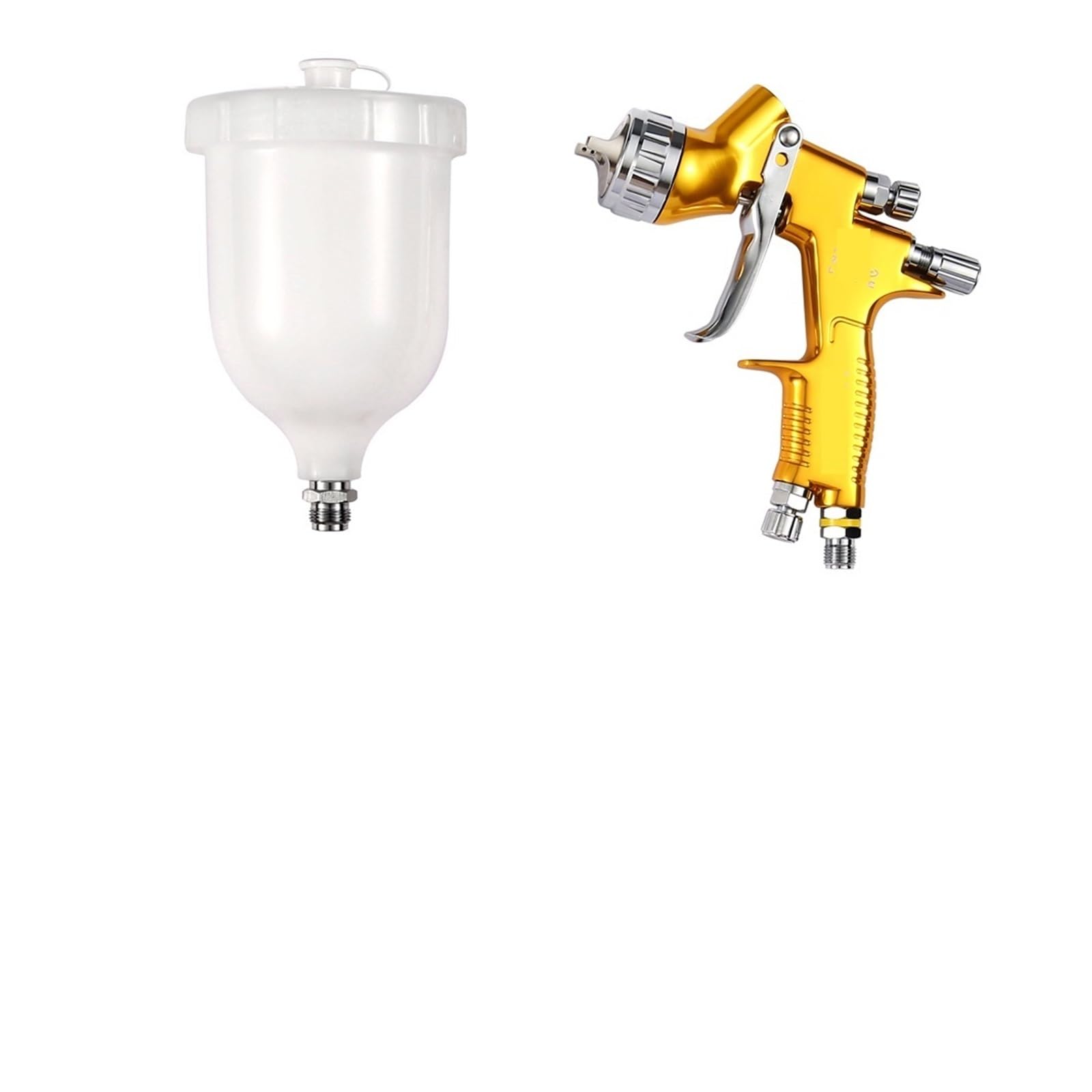 Pistolet natryskowy, Pistolet natryskowy Pistolet do malowania Dysza 1,3 mm Pistolet do natryskiwania powietrza na bazie wody Farba w sprayu samochodowym na doniczce Pistolet natryskowy pneumatyczny