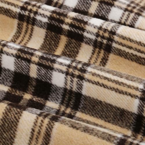 Image of IDEALSANXUN Womens High Waist Plaid Skirt Bodycon Pencil Wool Mini Skirts