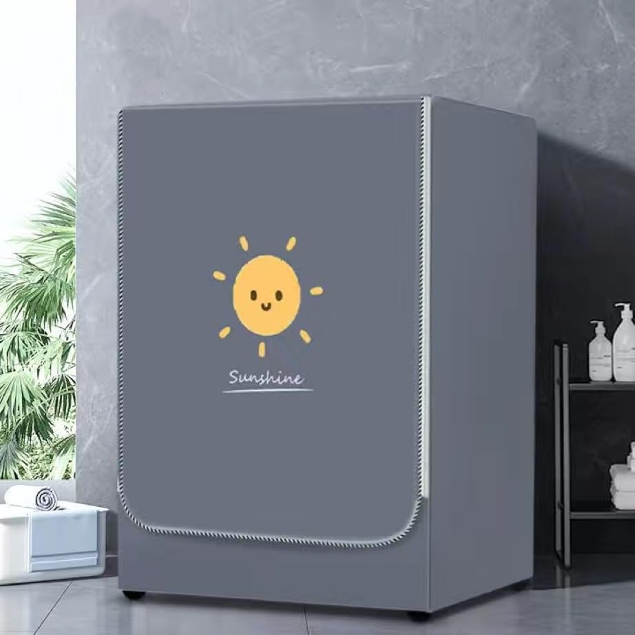 洗濯機カバー 兼用型 耐用保証 老化防止 屋外 防水 防塵 防湿 紫外線遮断 日焼け止め 光耐久 過熱保護 3面包み S M L全自