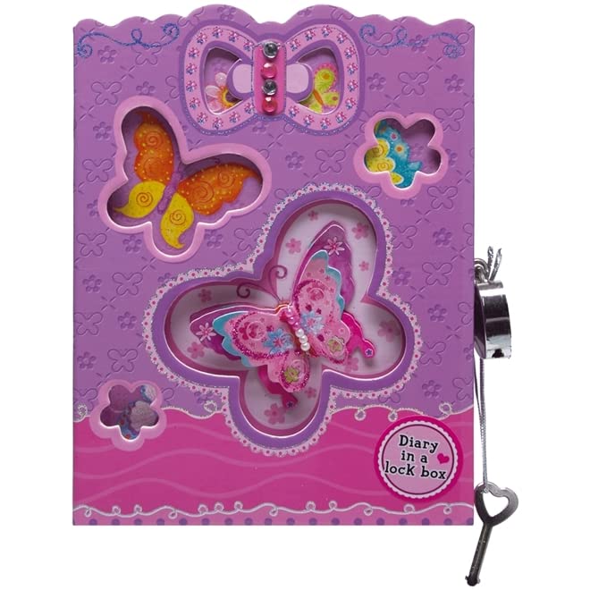 Buy Diary Lock Box Butterfly Online at Low Prices in India Amazon.in
