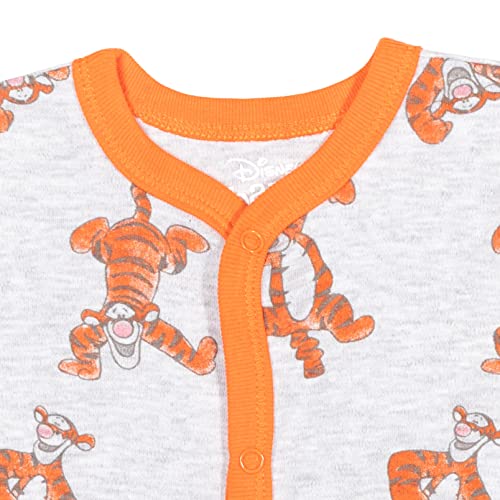 Disney Winnie The Pooh Tigger Infant Baby Boys 2 Pack Snap Sleep N' Play Coveralls 3-6 Months #TOP2