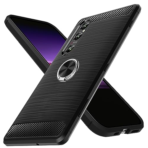 Xperia 1 V P[X Ot ϏՌ TPU Yf@ۃJo[ یop[ e͐t Ռz ԍڃz_[Ή ϋv UMH ^ SO-51D P[X h~ lC  pJo[ (ubN)119-XP1V-HEI