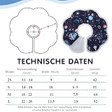 Halskrause Katze Weich & Wasserdicht, Katzenkragen nach OP - Halskrausen für Katzen & Hunde, Einstellbar mit Klett, 3 Größen (XS, S, M)