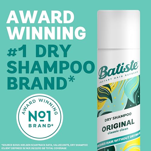 Batiste Dry Shampoo Original 350ml, Fresh & Clean Fragrance, No Rinse Spray to Refresh Hair in Between Washes - Image 4