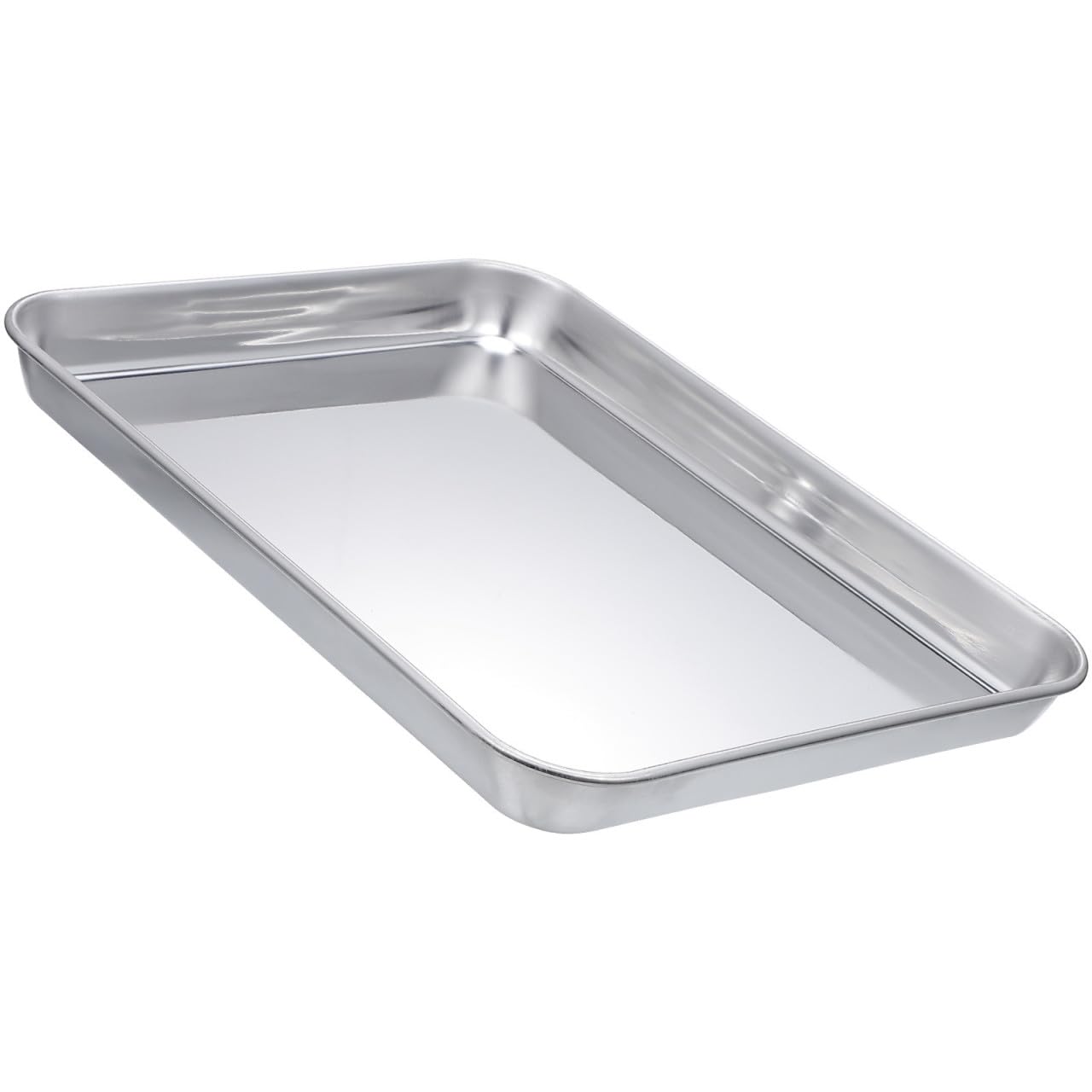 Bandeja para hornear Levemolo de acero inoxidable con base plana para cocción uniforme
