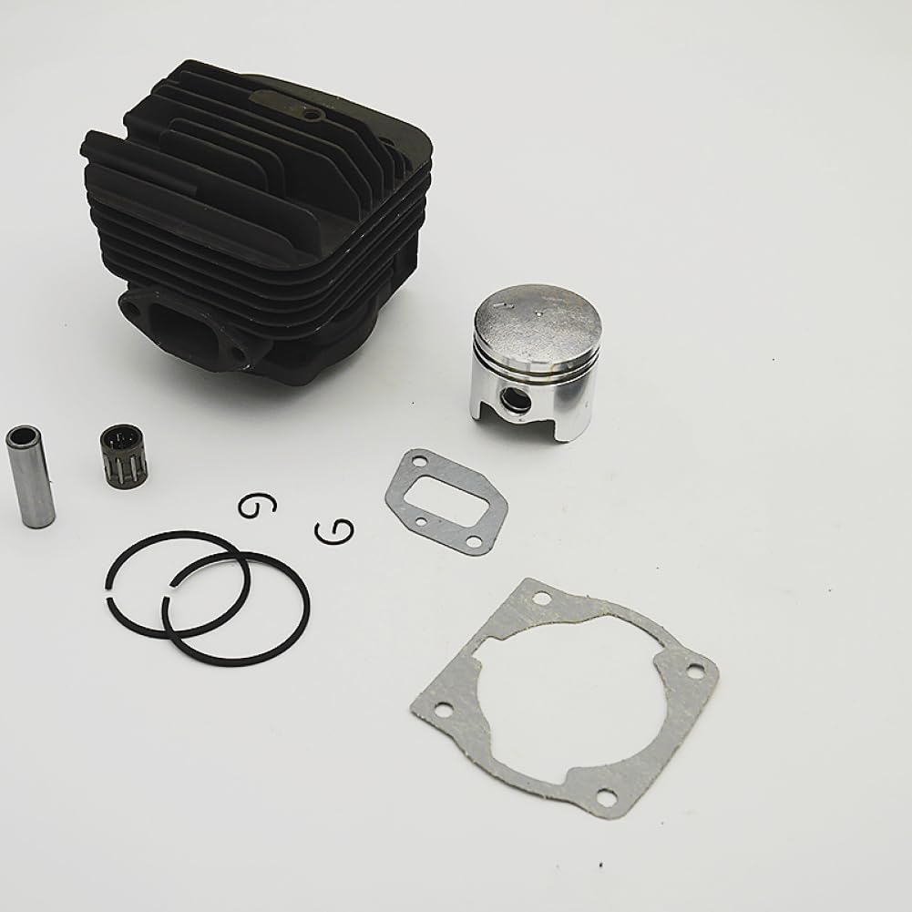 de Junta de Rodillo de Aguja con Pasador de Anillo de pistón cilíndrico, 44mm, Compatible con cortacésped RBC52SB RBC-52SB 50CC
